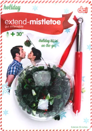 Portable Extendable Mistletoe Packaging PNG image