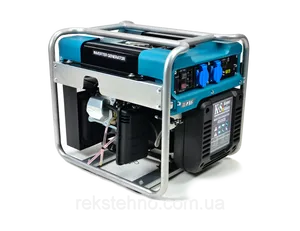 Portable Inverter Generator Blueand Black PNG