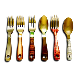 Portable Picnic Utensils PNG Mkp54 PNG