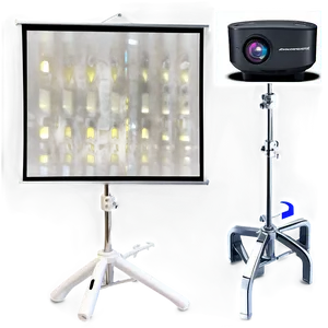 Portable Projector With Stand PNG Sdg PNG