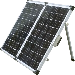 Portable Solar Panel Setup PNG image