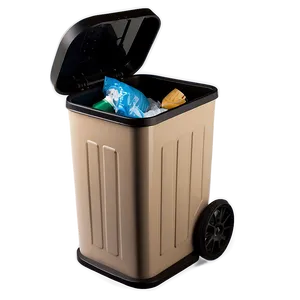 Portable Trash Bin Approach PNG 40