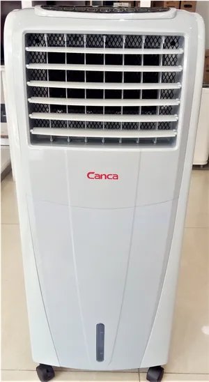 Portable White Air Cooler Unit PNG image
