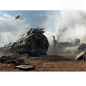 Post-apocalyptic Battlefield PNG Pgf6 PNG