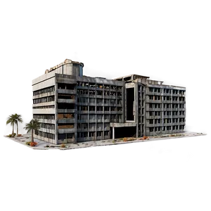 Post-apocalyptic Building PNG Mcy