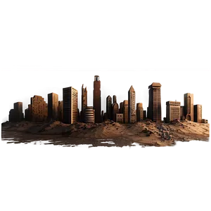 Post-apocalyptic Cityscape PNG Nnt PNG