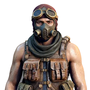 Post-apocalyptic Wanderer Png 06212024 PNG image