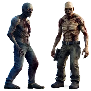 Post-apocalyptic Zombie Landscape PNG 6