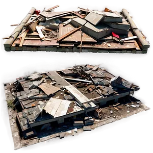 Post-disaster Building Rubble Png Jtf96 PNG image