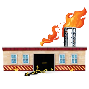 Post-fire Building Scene PNG 74 PNG