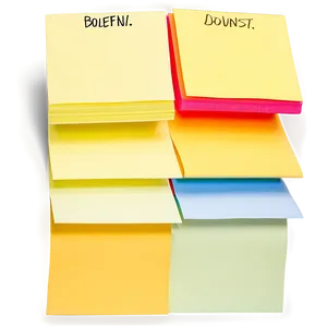 Post It Collection Png 05252024 PNG image