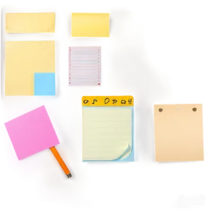 Post It Note Collection Png Mfr78 PNG image