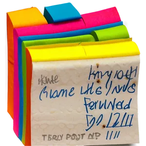 Post-it Note Png 8 PNG image