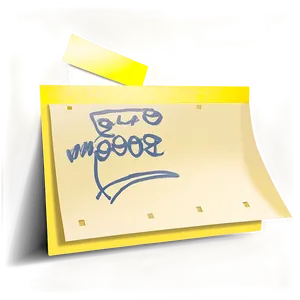 Post It Note Vector Png 05252024 PNG image