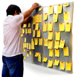 Post It Note Wall Png 27 PNG image