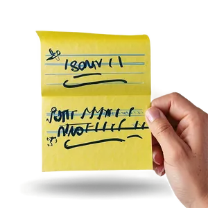 Post It Note With Drawing Png 05252024 PNG image