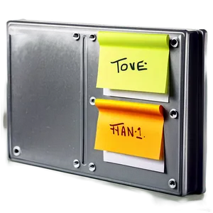 Post It Note With Magnet Png 25 PNG image