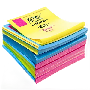 Post It Stack Png Ybi PNG image