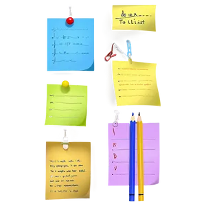 Post It To Do List Png Qar PNG image