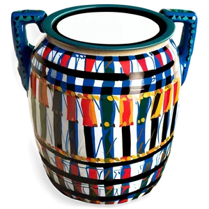 Pot With Pattern Png 05242024 PNG image