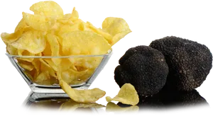 Potato Chipsand Truffles PNG image