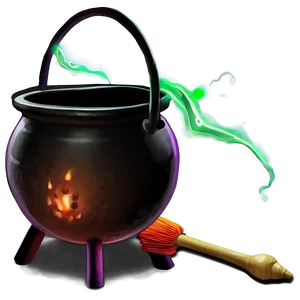 Potion Preparation Cauldron PNG 05242024