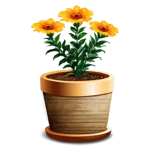 Potted Plant Clipart PNG 65