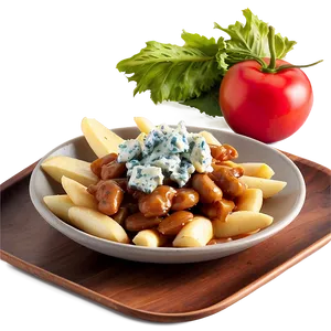Poutine With Blue Cheese PNG 06252024 PNG