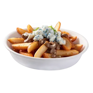 Poutine With Blue Cheese Png Vyq PNG image