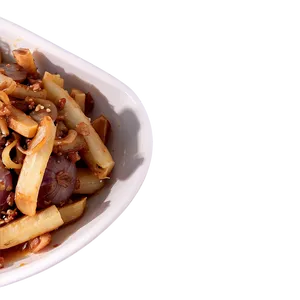 Poutine With Caramelized Onions PNG Yjx78