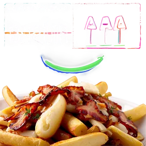 Poutine With Maple Bacon PNG 30
