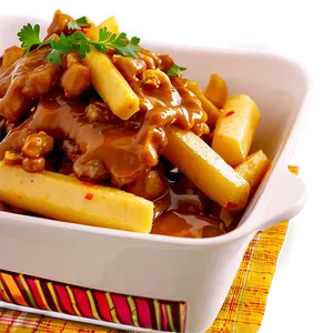 Poutine With Miso Gravy PNG 49 PNG