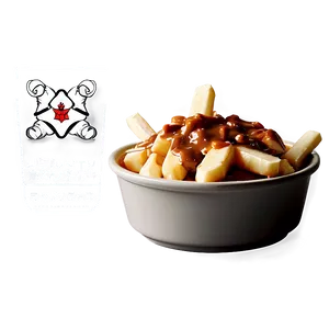Poutine With Miso Gravy PNG Lgh