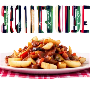 Poutine With Ratatouille Png 06252024 PNG image