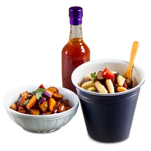 Poutine With Ratatouille PNG Wkb71