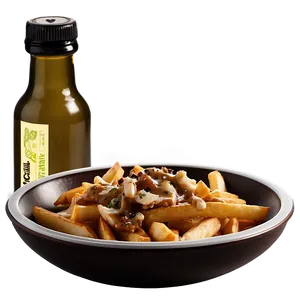 Poutine With Truffle Oil Elegance PNG 91 PNG