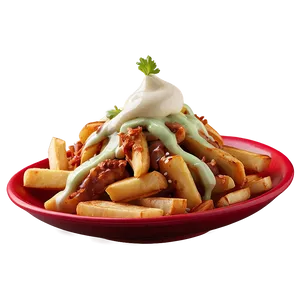 Poutine With Wasabi Mayo PNG Lrr