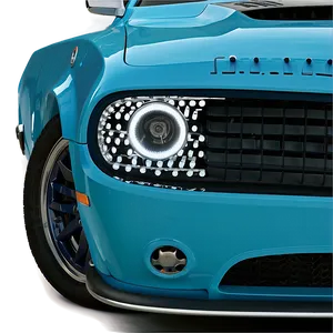 Powder Blue Car Snapshot PNG Hjh