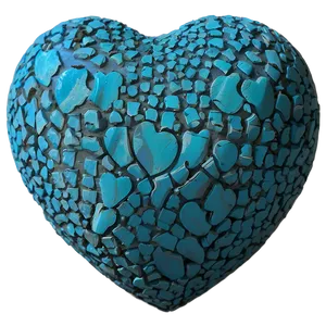 Powder Blue Heart PNG Mti