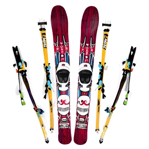 Powder Skis Png 06132024 PNG image