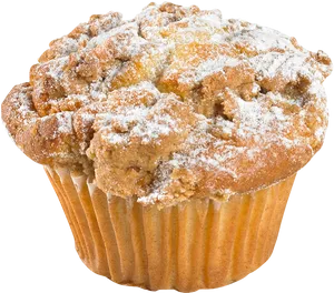 Powdered Sugar Dusted Muffin.png PNG image