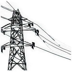 Power Lines Against Sky PNG 50 PNG