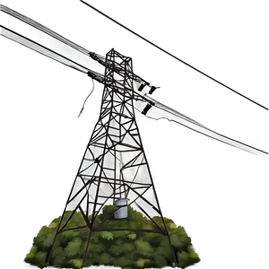 Power Lines Against Sky PNG Kxi2 PNG