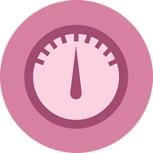 Power Meter Icon Pink Background