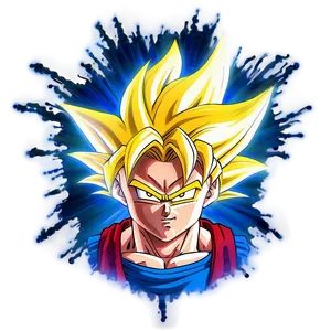 Power Super Saiyan Hair Png 06122024 PNG image