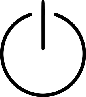 Power Symbol Graphic PNG image