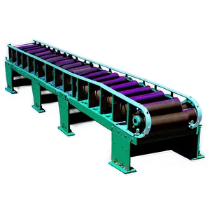 Powered Roller Conveyor Belt PNG 06212024