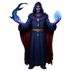 Powerful Dark Sorcerer Png 06292024 PNG image