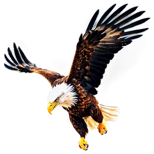Powerful Eagle Swooping PNG Jmx PNG