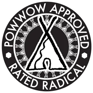 Powwow Approved Rated Radical Logo PNG